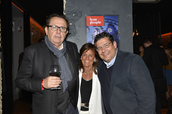 9. Philippe Vorburger (Comédie Odéon), Beryl Maillard, consul de Saint Domingue et Laurent Chabbat (Tonic Radio)