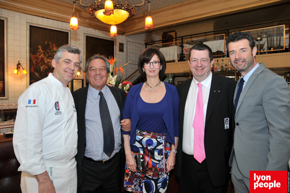 2. Laurent Bouvier, François Turcas (CGPME), Françoise Sibilia-Pupier, Christophe Marguin et Franck Morize (CGPME )