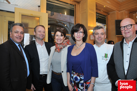 26. Denis Broliquier, Marco (Lyon People), Marielle Sibilia, Françoise Sibilia, Laurent Bouvier et Daniel Pupier