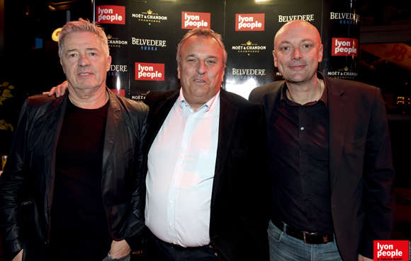 10. Gérard Vanier (Florian), Emmanuel Gontier (Champagne Moët & Chandon) et Jean-François Savoye (Lyon People Global)