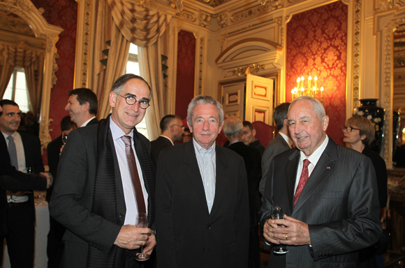 12. Pascal Danger, secrétaire général de la Chambre du Commerce du Beaujolais, François Mauguière, Président de la Fondation Neurodis et Jean-Paul Mauduy, président de la CCIR