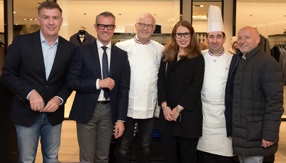 14. Nicolas Winckler (Lyon People), Frédéric Guallar (Hugo Boss), Jean-Paul Pignol, Elodie Taccola-Dubois (Hugo Boss), Guy Lassausaie et l’horloger Jean-Louis Maier