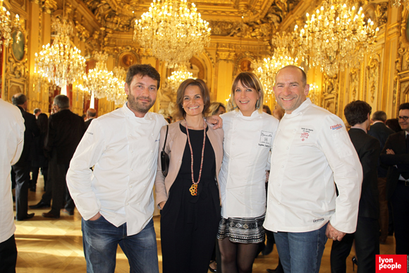 15. Julien Machet (Le Farçon), Stéphanie Jambon (Domaine des Sequoia), Eugénie Guillermin (GL Events) et Eric Jambon (Domaine des Sequoia)