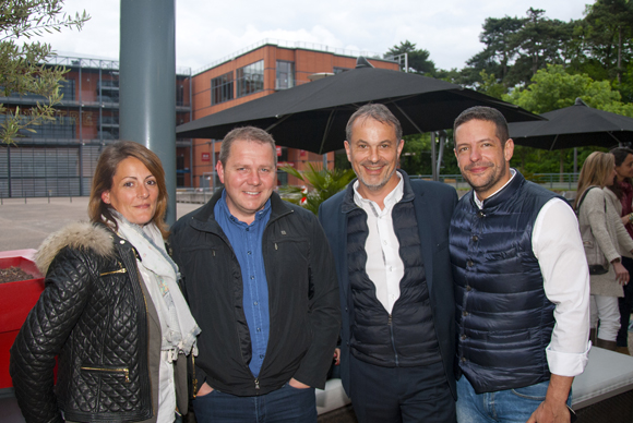 15. Elodie Gimaret et Aurélien Laguide (Domaine de Laye), Alain Potiron (directeur régional Pernod) et Arnaud Bernollin (Cuisines Bernollin)