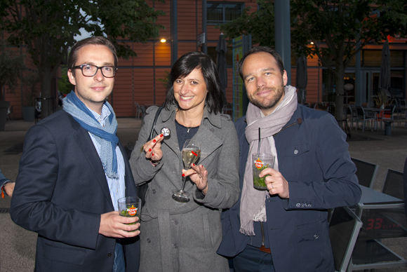 19. David Ecomard (Pernod Mumm), Séverine Eberhardt (I Am not a blog) et Jean-François Rivierre (Pernod Mumm)