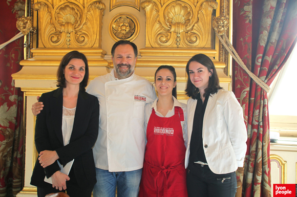 2. Aurélie Arnaud, Bruno Bluntzer, Katia Fonseca et Sophie Juvenon (Maison Sibilia)