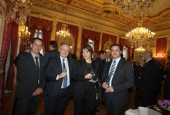 21. Franck Lavenne (Cermep), Jean-Marc Berlioz (Siemens Healthcare), Magalie Viallon (Créatis) et Antony Roche (Siemens)