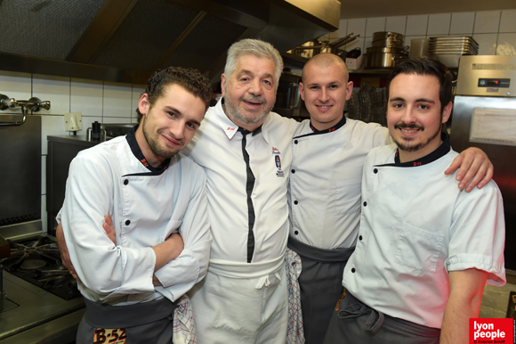2. Les chefs, Sylvain, Gilles Develle, William et Gaëtan