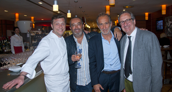 21. Frédéric Berthod (33 Cité), Pierre Nallet (Anahome Immobilier), Stéphane Abate (Groupe Vulcain) et Philippe Florentin (Zinc Zinc)