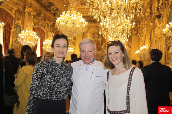 22. Christian Têtedoie entouré de Valerie Leguern-Gilbert (Mauviel 1830) et Marie Montabonel (GL Events)