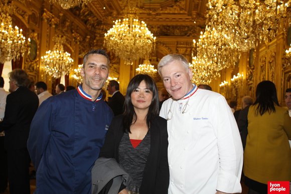 23. Cédric et Lilly Bejaoui (Poissonnerie Écailler d’Ainay) et Christian Têtedoie