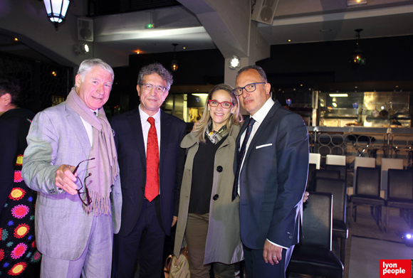 3. Denis de Bénazé, président de Supdemod, Abdelaziz Taki, conseiller municipal à Caluire et Cuire, Zahia (Merial, Groupe Sanofi) et Ali Hannas, directeur de l’Idrac 