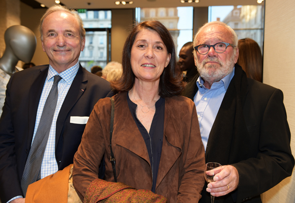 36. Gérard Herrbach, consul du Grand-Duché de Luxembourg, son épouse Marie-Christine et André Gabert (Codipag)