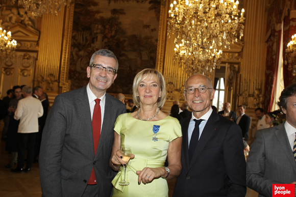 37. Marie-Odile Fondeur entourée de Dominique Giraudier et Hervé Fleury  (Institut Paul Bocuse)