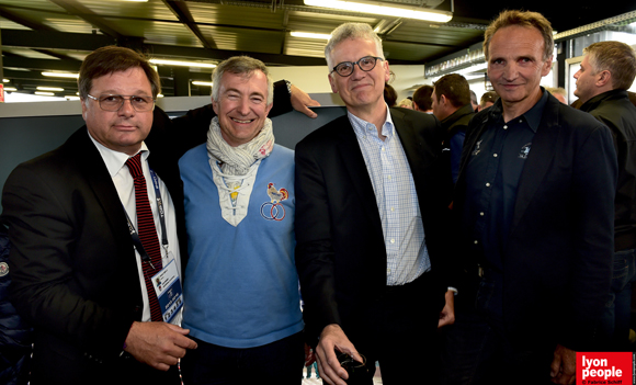 52. Franck Isaac-Sibille (LOU Rugby), Jean-Christophe Bayssat (Boiron), Christophe Pothier (Carmin) et Jean-Marc Gentil (Coach Sportif)