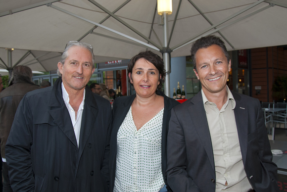 7. Pascal Auclair (FMI), Christelle Cimetière (EMC) et Stéphane Brunet (Vaperail)