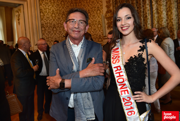 10. Jean-Pierre Gagneux (6ème Sens Immobilier) et Maeva Durand, Miss Rhône 2016