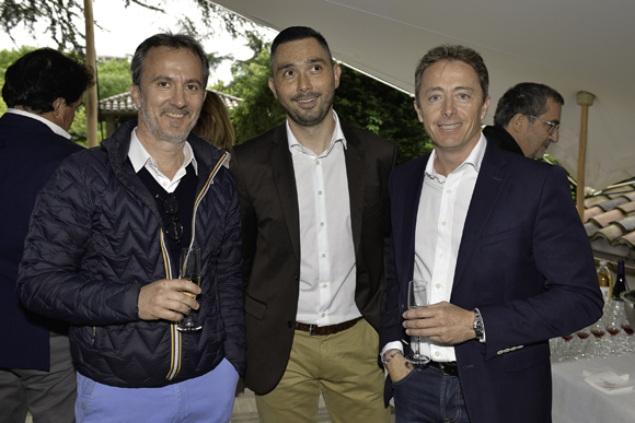 10. Marc Alloin (La Maison d’Anthouard), Guillaume (BMC) et Christophe Correra (Dentmaster)