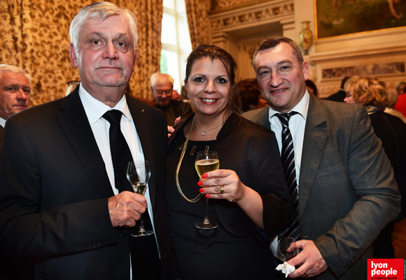 15. Pascal  Dijoux, Carine Montredon (Orange) et son époux Laurent (ENI)