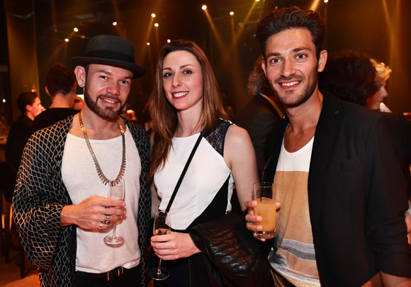 15. Les danseurs Chris Fionda, Sandra Frege et Raphaël Dunand