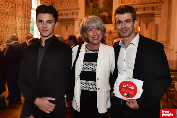 20. Andréa Gauvreau, Frédérique Mathy (Sofitel Lyon Bellecour) et le chef Philippe Gauvreau (Halles 9)