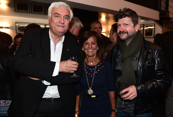 21. Gilles Collomb, Béryl Maillard, consul de St Domingue et Dominic Palandri