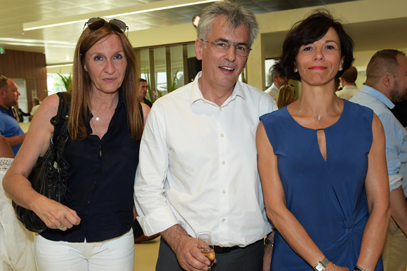 4. Pascale Peressini (Radio Scoop), Claude Winckler (Atlantic Automobiles) et Jeanick Etcheberry (CGI)