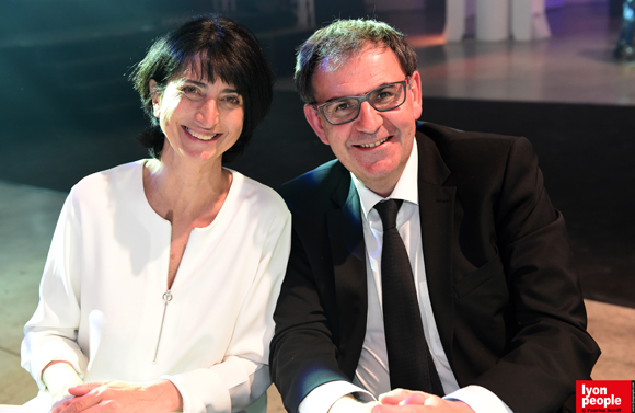 79. Anne-Marie Baezner (GL Events) et David Kimelfeld, maire de la Croix-Rousse