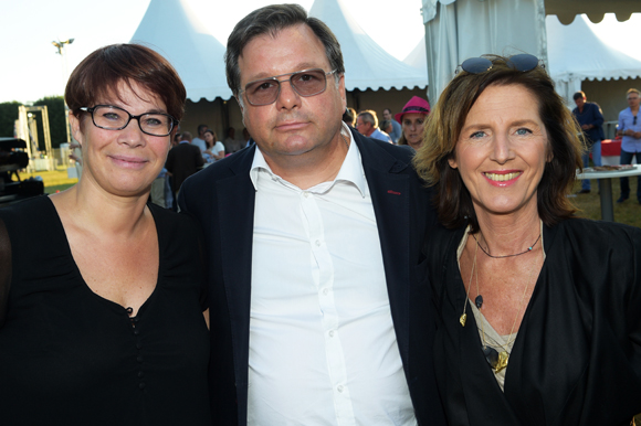 11. Nathalie Devillers (GL Events), Franck Isaac-Sibille (LOU Rugby) et le docteur Jacqueline Ginon