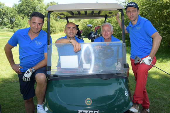 11. Damien Bassini, Louis-Joseph Lussiana, Gérard Frecon et Jean-Pierre Dabreteau