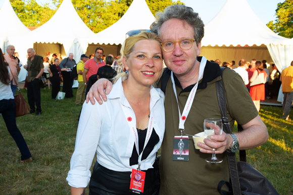 15. Marie Rigaud (Printemps de Pérouges) et le photographe Frédéric Jean