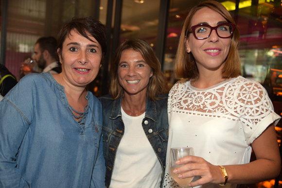 18. Christelle Cimetière (EMC), Axelle (Lyon People) et Audrey Monnot (Groupe Bernard)