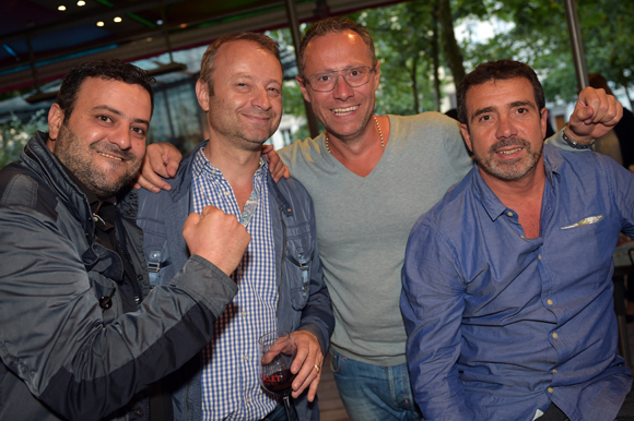 35. Marwan Najde (Cousins Cousines), Marco (Lyon People), Manu Auton (Music Avenue) et Thierry Delbosco (Bionatis)