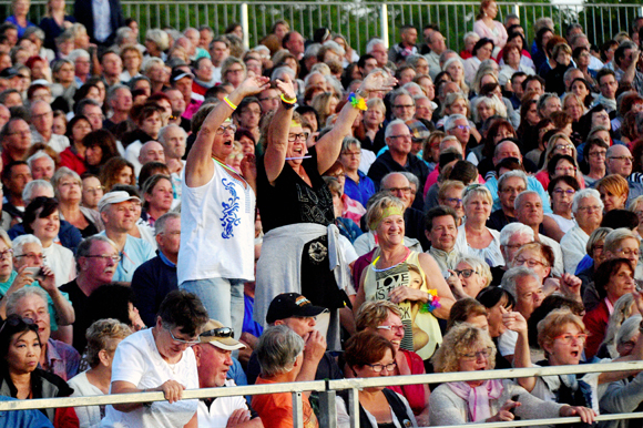 40. Les fans de tous âges sont là…