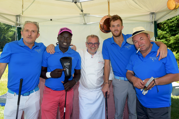 44. Pascal Auclair, Laye Diop, Joseph Viola, Alexandre Nallet et Jean-Jack Bertrand