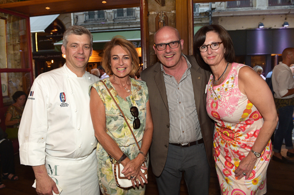 71. Laurent Bouvier, Didier Caudard-Breille (DCB International), son épouse Marie et Françoise