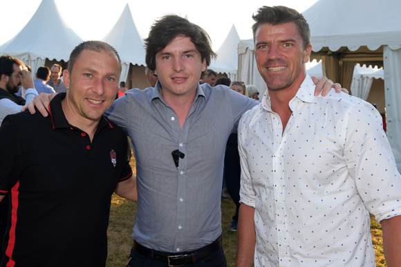 8. Pierre Mignoni (LOU Rugby), Marc-Antoine Ginon (LOU Rugby) et Grégory Coupet (OL)