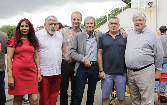 8. Farida et Daniel Abattu, Marco, Jean-Louis Barnoin, Marc Jean et Franck Levotre