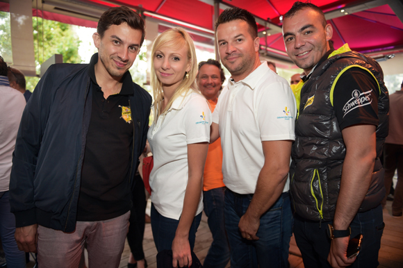9. David Tavira, Clara Le Bars, Damien Huillard et Umit Ceylan (Orangina Schweppes)