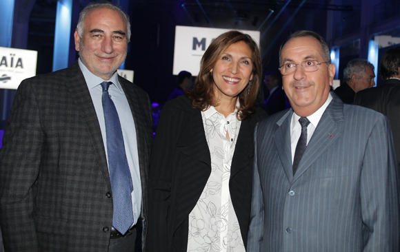 10. Georges Képenekian, premier adjoint au maire de Lyon, Nora Berra, conseillère régionale, et Michel Delpuech, préfet du Rhône