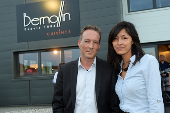 1. Pierre-Yves Flory (Sainte Foy Immobilier) et Christine Sesanne (Le Progrès)