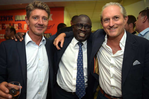 15. Damien Gouy-Perret, directeur de cabinet du maire du 6ème, Laye Diop (Marriott Hôtel) et le journaliste Pascal Auclair (FMI)