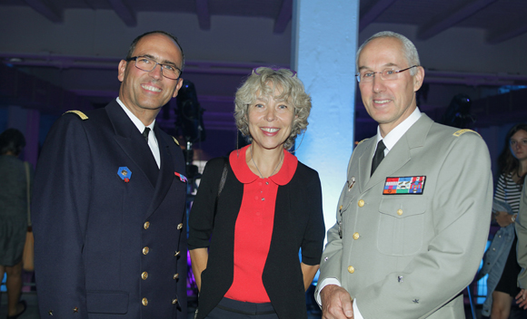 15. Le général Alain Mely, son épouse Françoise et le général Bertrand de Reboul