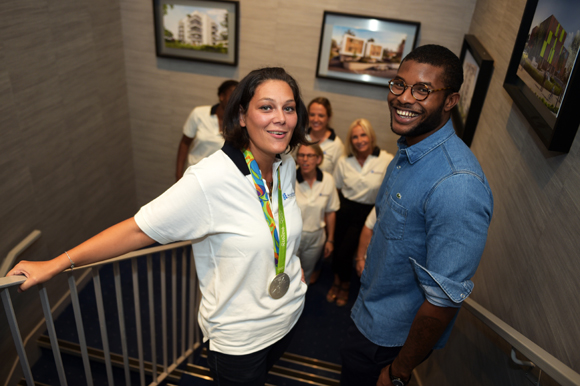 19. Nelly Bailleux (AnaHome Immobilier) et Mehdy Metella