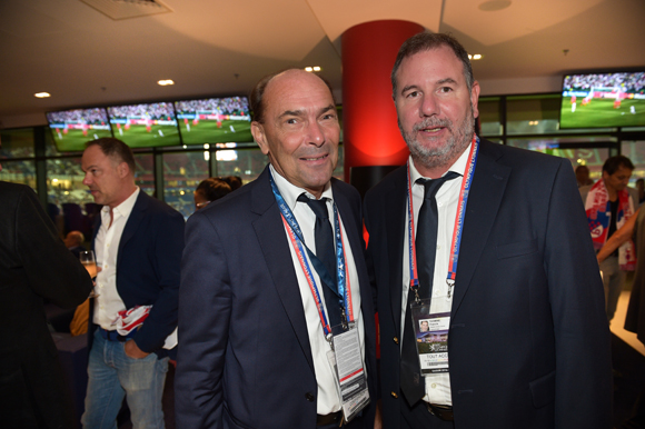 20. Thierry Sauvage (OL) et Francis Thomine (Groupama)