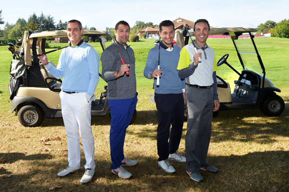 2. Xavier Gauduel, son frère Arnaud, Romain Lauro et Jacky Palomar