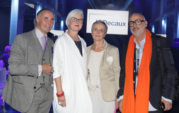 2. Jean Bojjio (Jean Bojjio), Isabelle Gleize (Le Village des Créateurs), Marie-Hélène Bali et Alain Boix (Esmod)