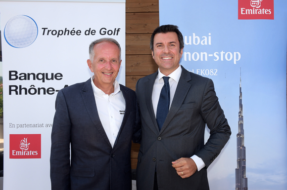 25. Eric Vernusse (Banque Rhône-Alpes) et Pierfrancesco Carino (Emirates)