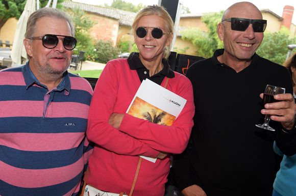 27. Alain Peslherbe, Geneviève et son époux Patrick Lenti