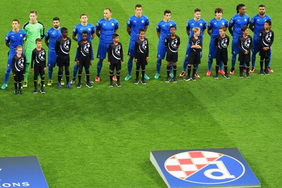 33. Les joueurs du Dinamo Zagreb